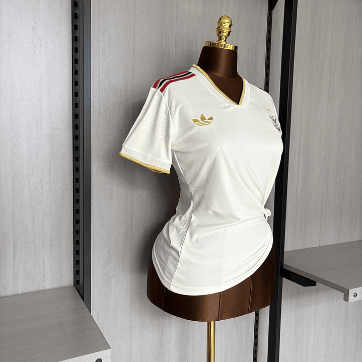 CAMISA FLAMENGO FEMININA  3 - BRANCA E DOURADA - 25/26 2