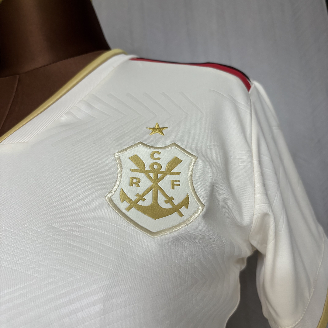 CAMISA FLAMENGO FEMININA  3 - BRANCA E DOURADA - 25/26 3