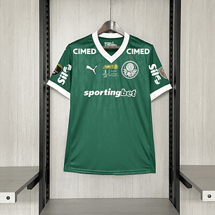 CAMISOLA PALMEIRAS CASA - TODOS PATROCINIOS - PATCHS INCLUIDOS
