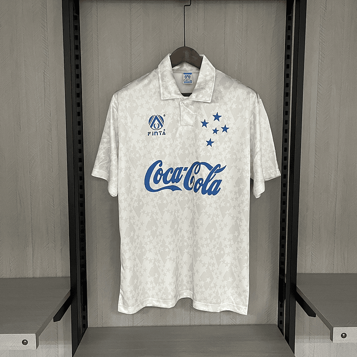 Retro Cruzeiro 93/94 branca coca cola 1