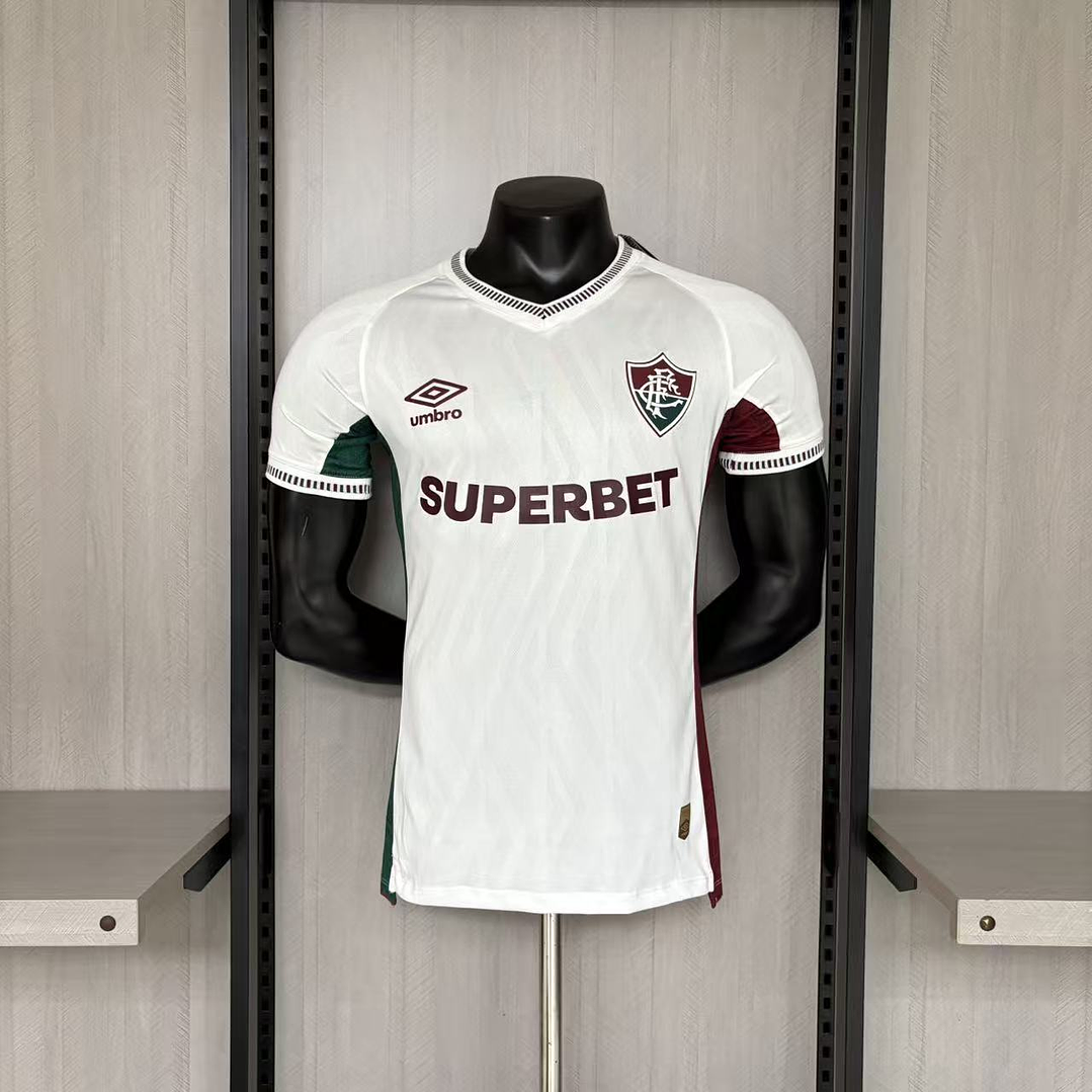 CAMISA VERSÃO JOGADOR FLUMINENSE 25/26 FORA - SLIM FIT (recomenda-se pedir um tamanho maior) 1
