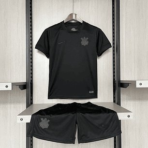 CONJUNTO INFANTIL CORINTIANS  25/26 - all black