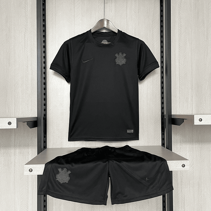 CONJUNTO INFANTIL CORINTIANS  25/26 - all black 1