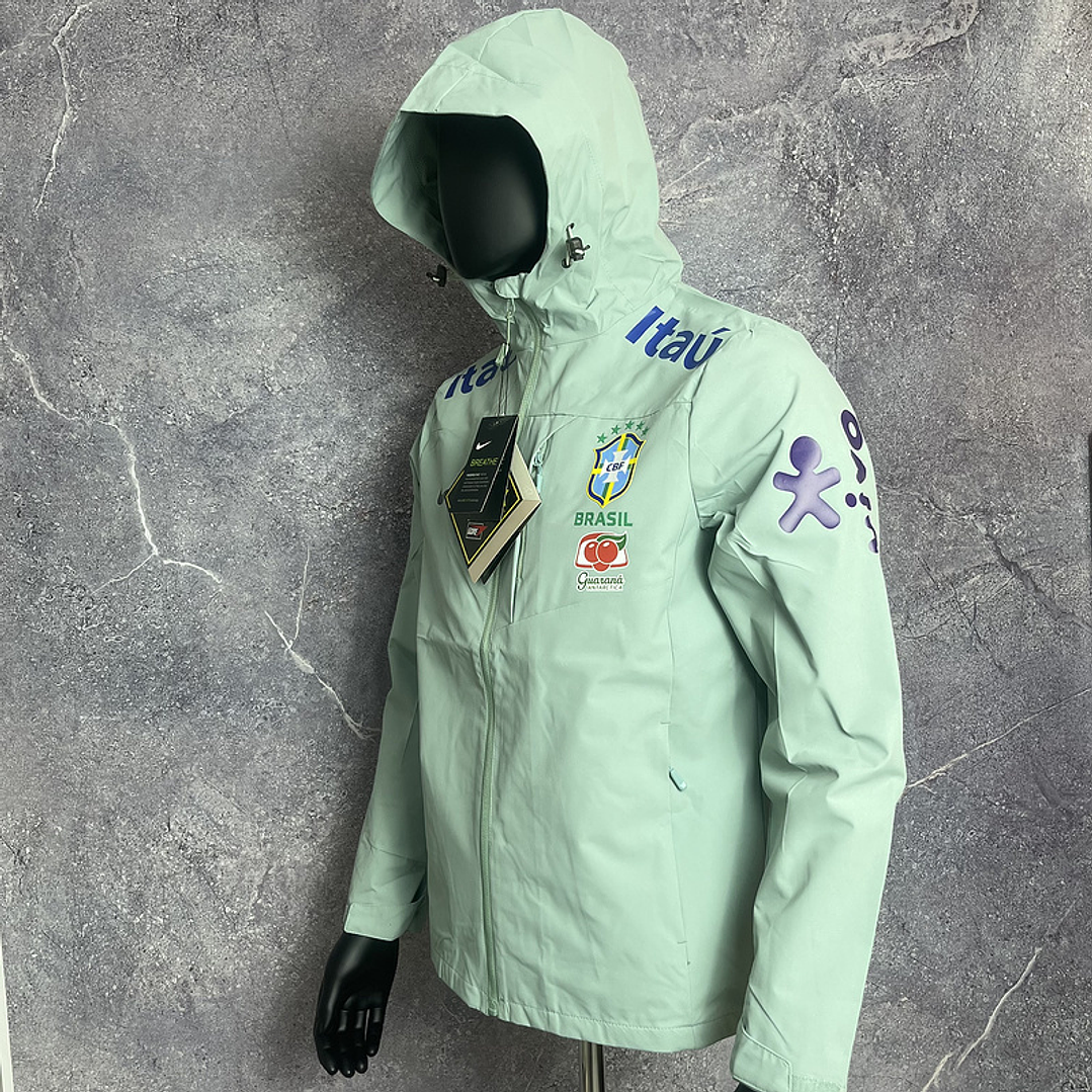 JAQUETA GORETEX seleção Brasileira - brasil - verde 2