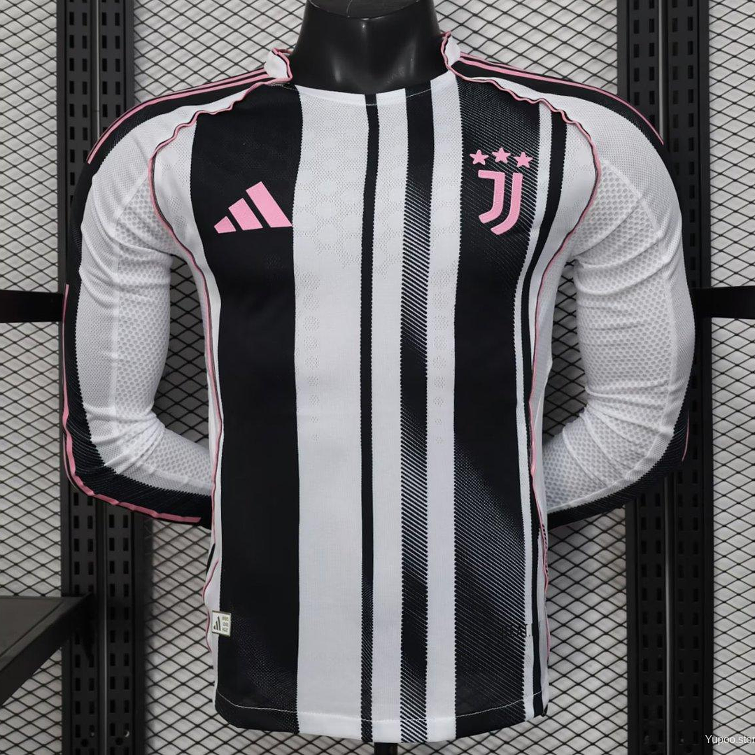 Camisa Juventus - HOME - 25/26 - VERSÃO JOGADOR (SLIM FIT) -  manga longa 1