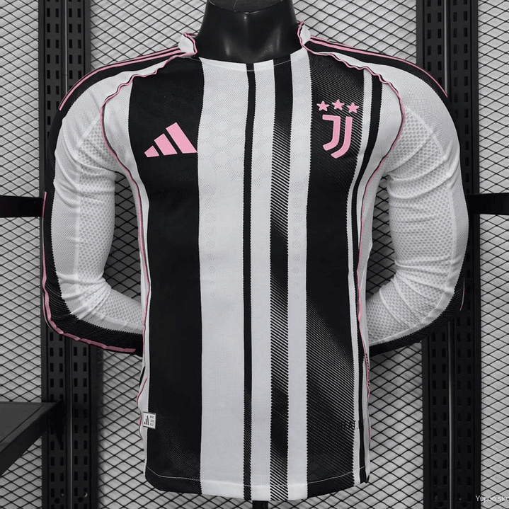 Camisa Juventus - HOME - 25/26 - VERSÃO JOGADOR (SLIM FIT) -  manga longa 1