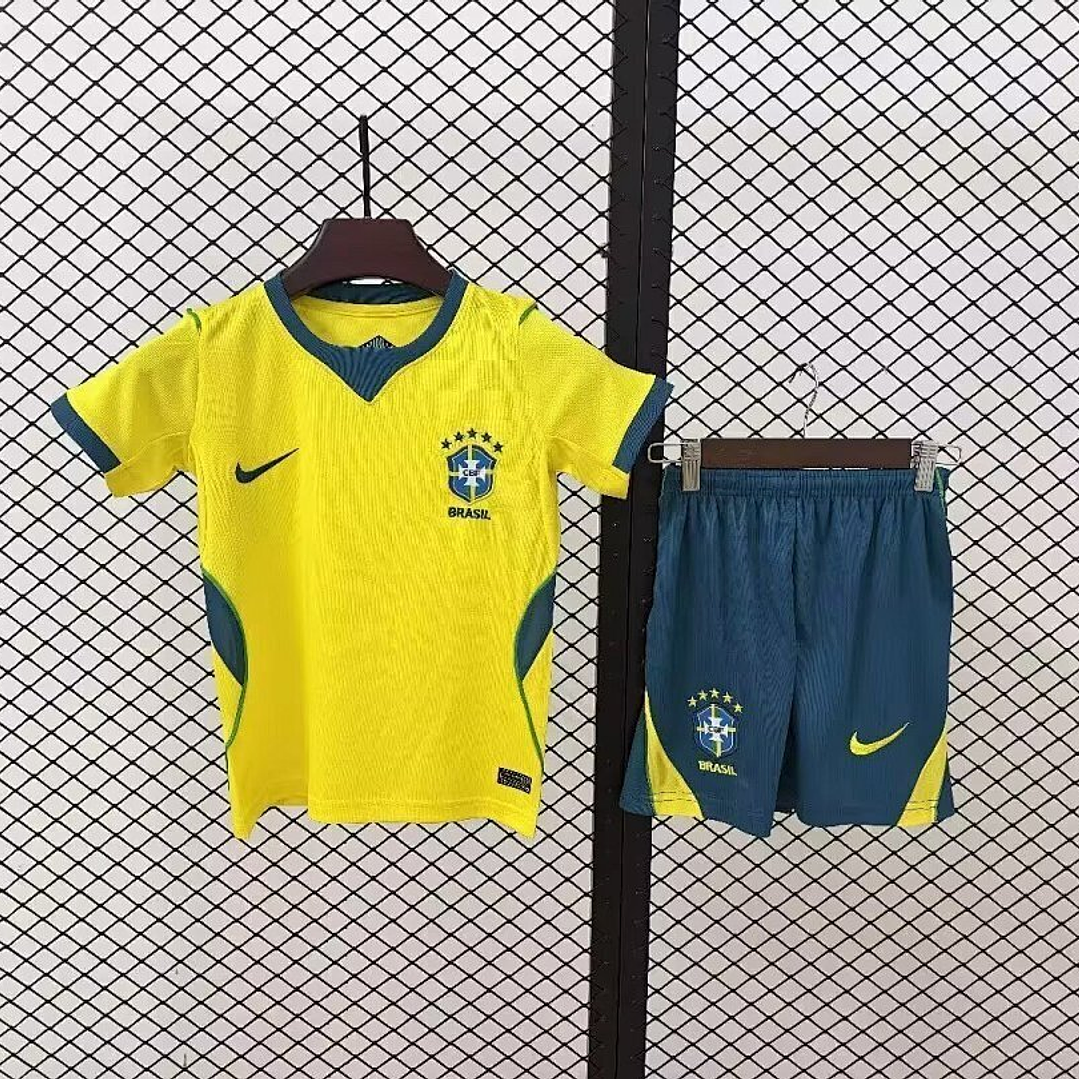 CONJUNTO INFANTIL SELEÇÃO BRASILEIRA 25/26 - novo modelo 1