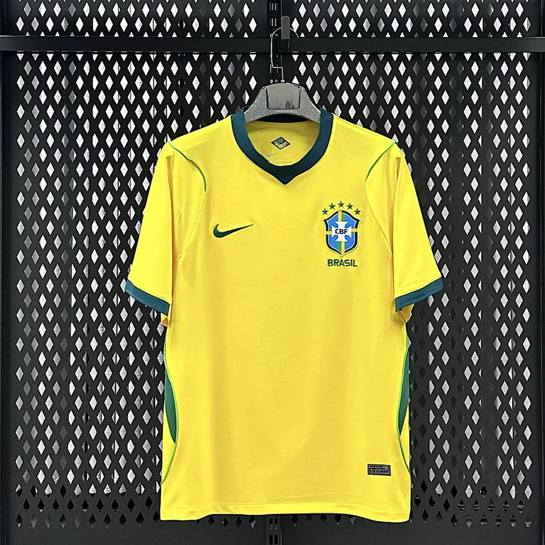 Camisola Seleção Brasileira - brasil - casa - amarela 25/26 - torcedor 1