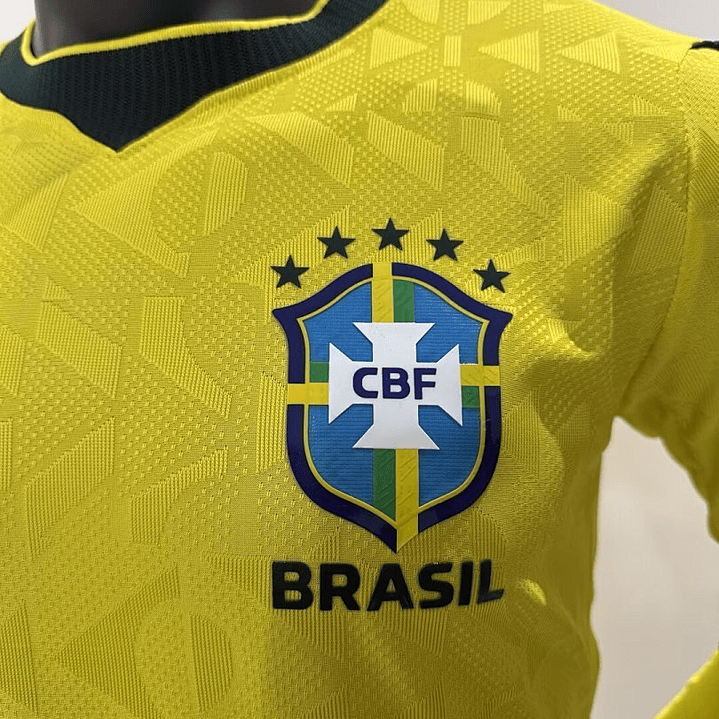 Camisa Manga Longa Brasil 2026 - Copa do Mundo . Slim Fit  3