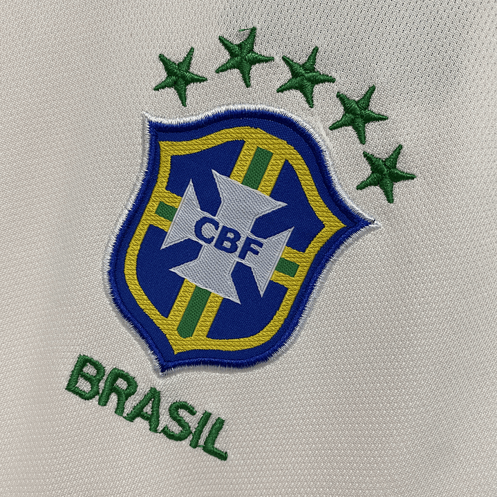 Camisa Seleção Brasil Feminina Branca Retrô 2019/2020 4