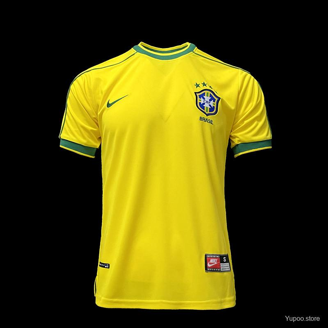 Camisa Retro Brasil 1998 Home 1