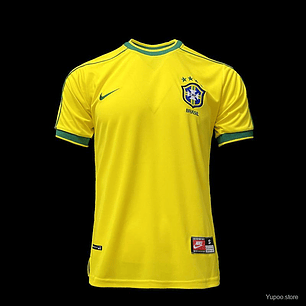 Camisa Retro Brasil 1998 Home