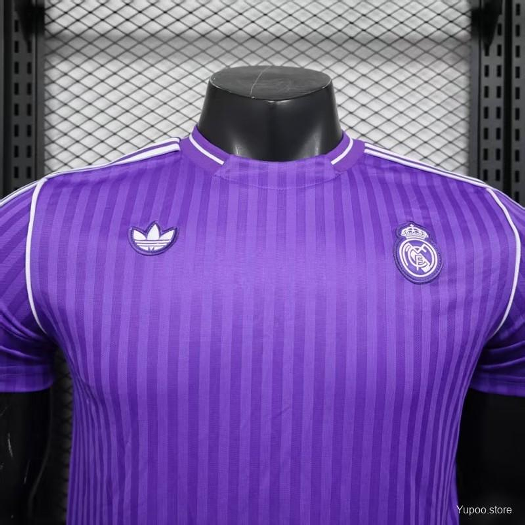 💜 Player Version 25/26 Real Madrid Purple Casual Jersey 4