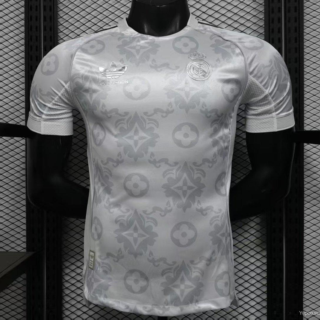 ⚪✨ 25/26 Player Version Real Madrid Special Edition White Jersey – Versão LV 1