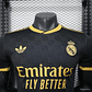 🖤✨ Player Version 25/26 Real Madrid Black with Gold Trim Jersey - Thumbnail 3