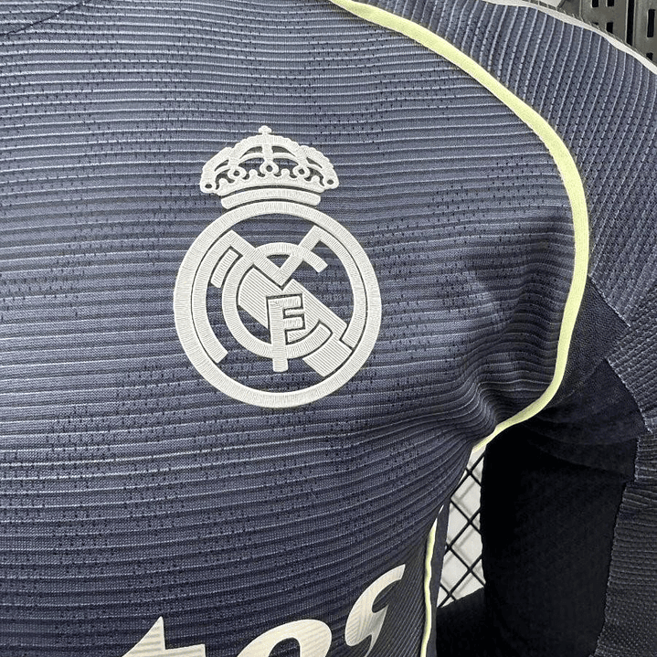 ⚪⚫ Player Version 25/26 Real Madrid Away Long Sleeve Jersey 5