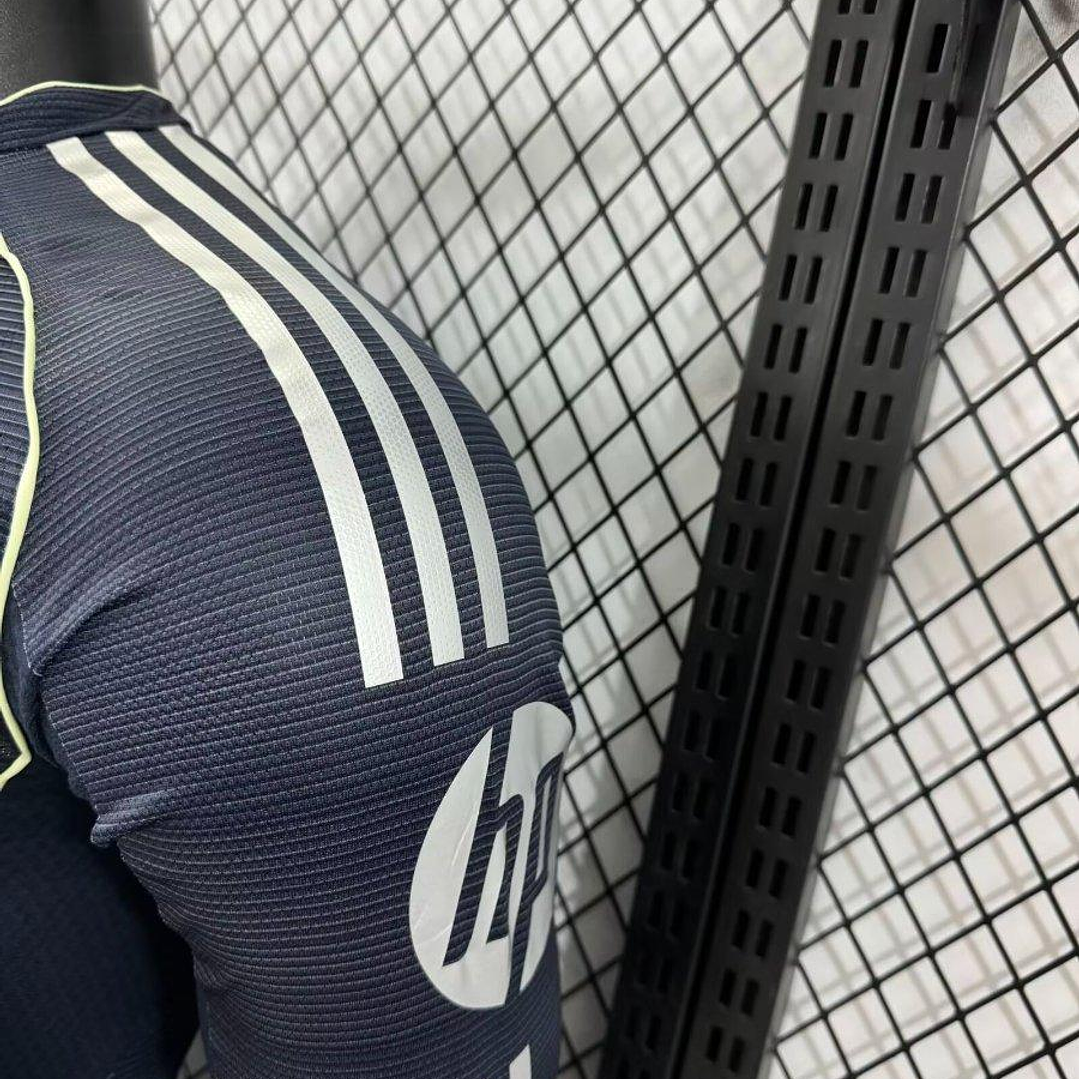 ⚪⚫ Player Version 25/26 Real Madrid Away Long Sleeve Jersey 6