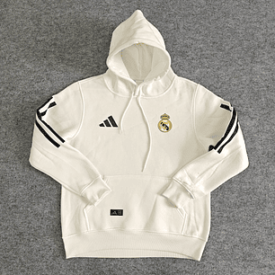 🖤⚡ 25/26 Real Madrid Hoodie Player Version Logo Rubber
