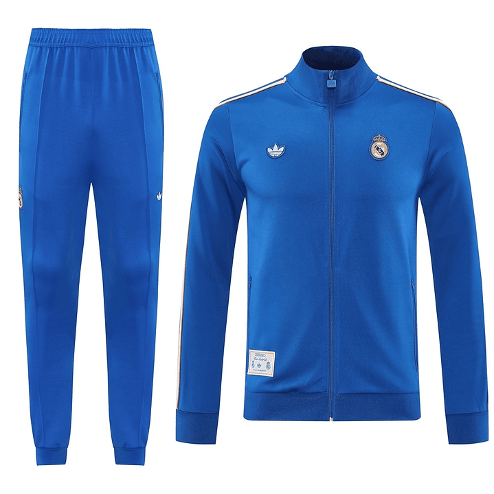 💙⚡ Adidas 25/26 Real Madrid Jacket Tracksuit – Blue  1