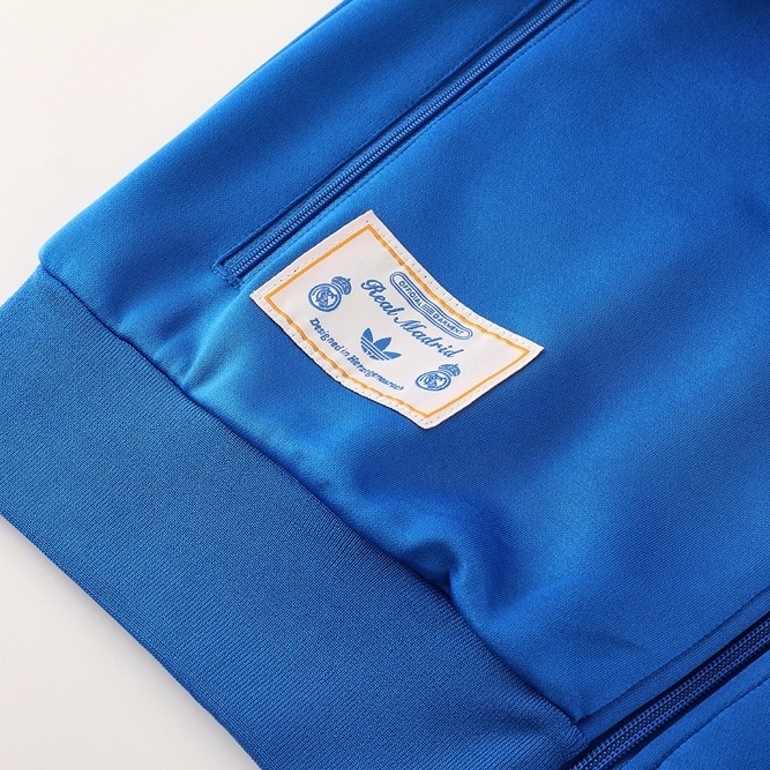 💙⚡ Adidas 25/26 Real Madrid Jacket Tracksuit – Blue  2