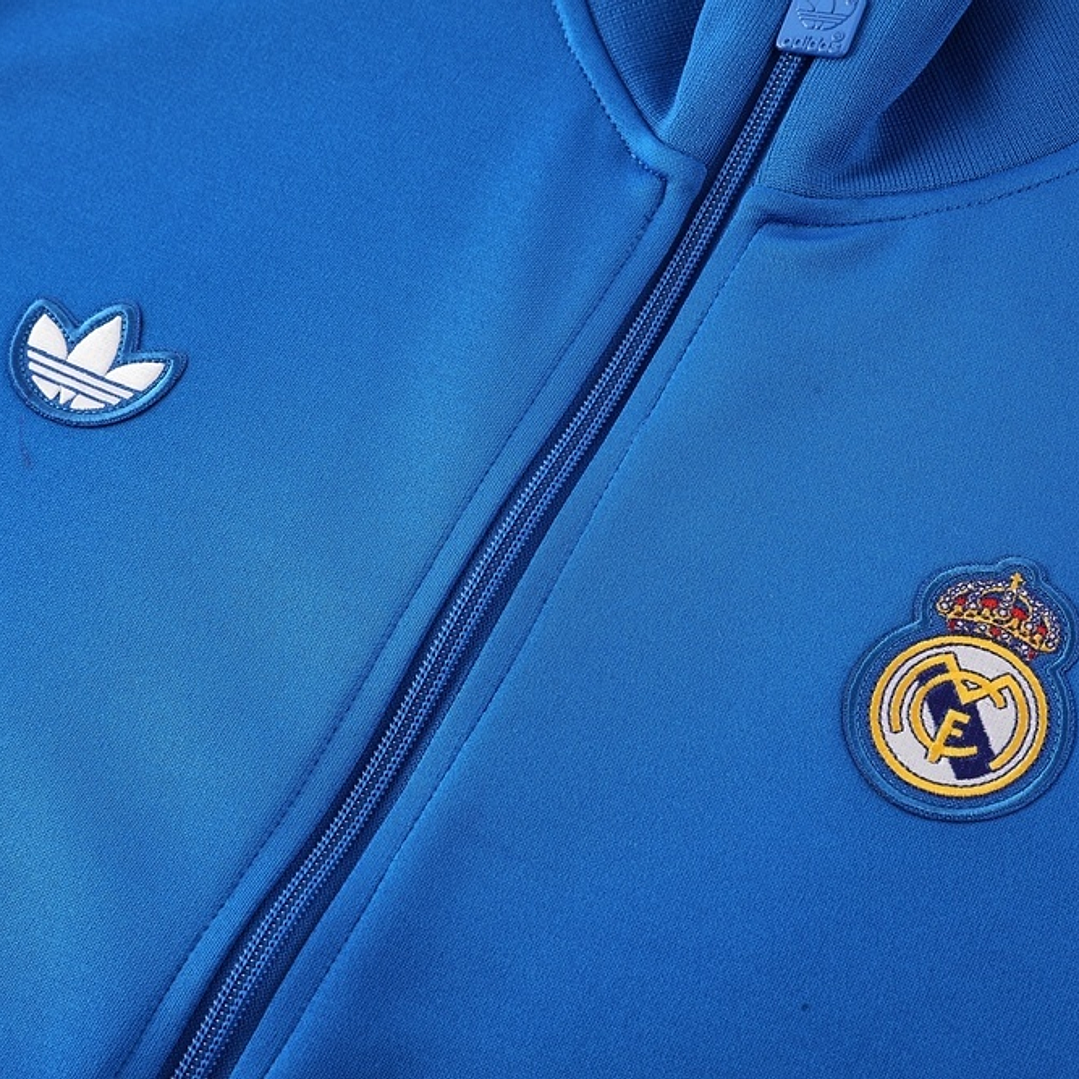 💙⚡ Adidas 25/26 Real Madrid Jacket Tracksuit – Blue  5