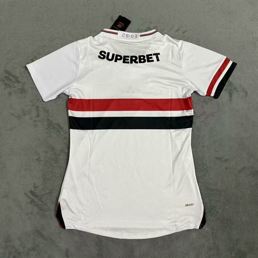 Camisa São Paulo Principal - Versão Feminina 25-26  2