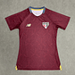 Camisa São Paulo - Versão Feminina 25-26  - bordô - treino - Thumbnail 1