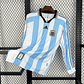 Camiseta Argentina 1998 Local Retro – Manga Larga - Thumbnail 1
