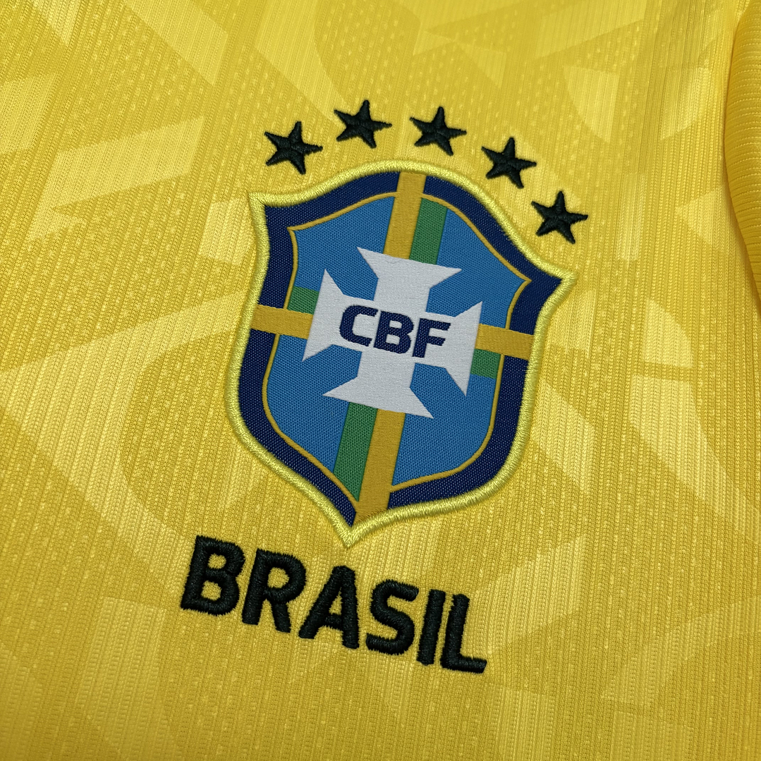Camisa Seleção Brasileira - brasil - casa - amarela 26/27 - torcedor 4