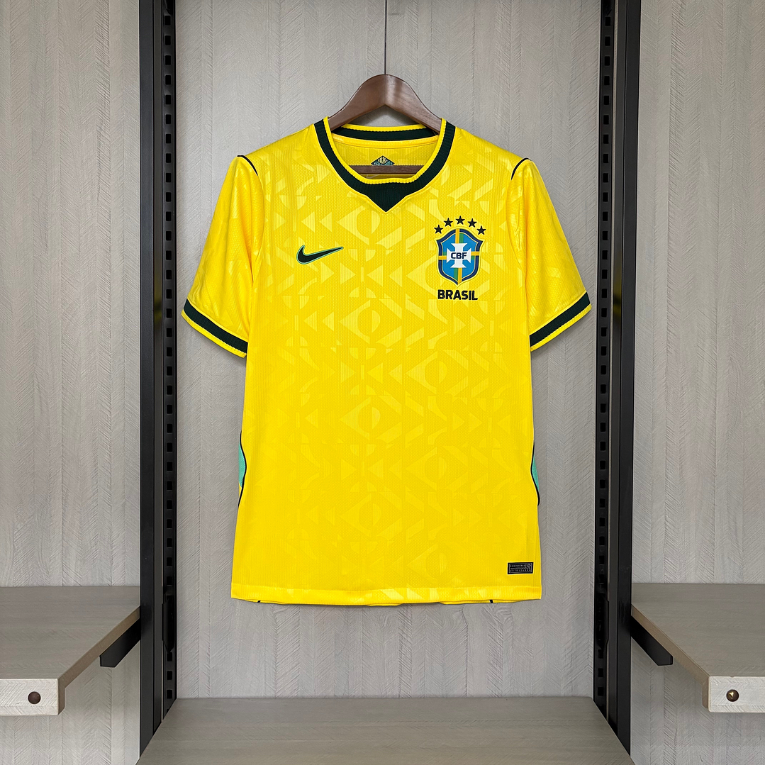 Camisa Seleção Brasileira - brasil - casa - amarela 26/27 - torcedor 1