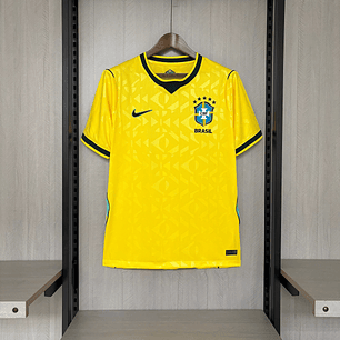 Camisa Seleção Brasileira - brasil - casa - amarela 26/27 - torcedor