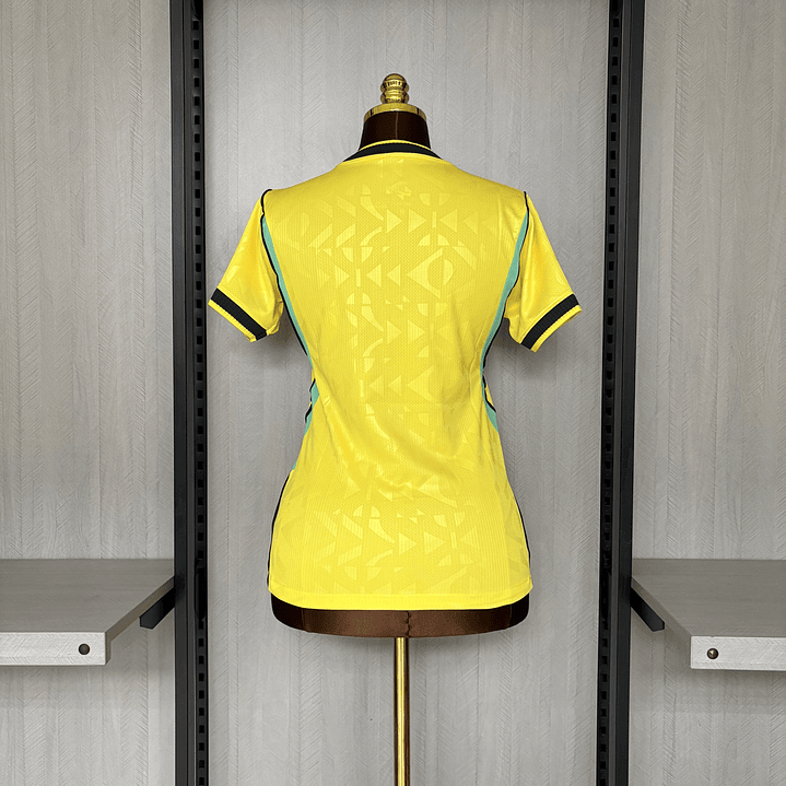 Camisa Seleção Brasileira - Brasil Feminina ano 26/27 Copa do mundo - VERSÃO BANDEIRA ALTO RELEVO 2