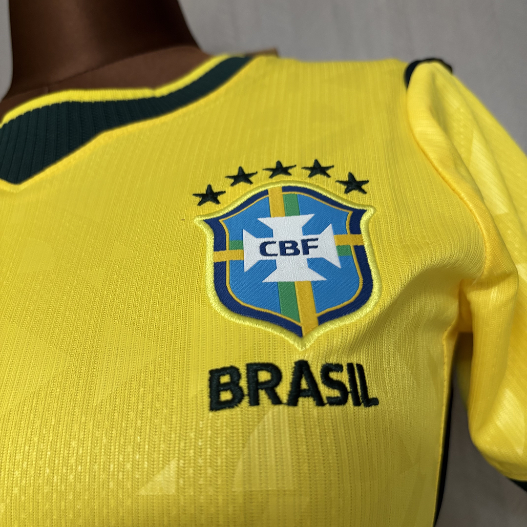 Camisa Seleção Brasileira - Brasil Feminina ano 26/27 Copa do mundo - VERSÃO BANDEIRA ALTO RELEVO 5