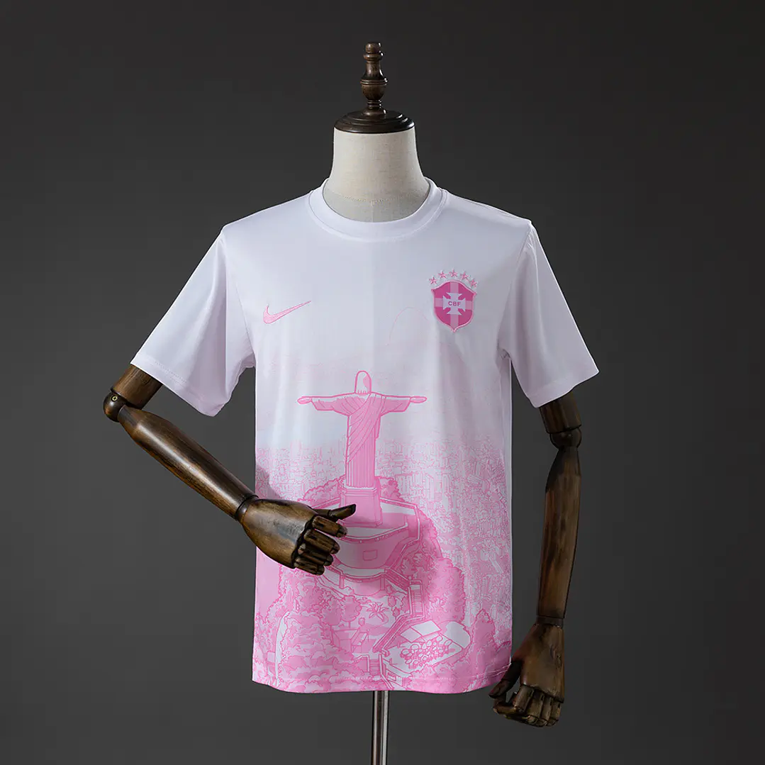Camisa Brasil 2026 Jesus Rosa 1