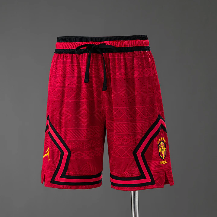 Short de Basquete Brasil 2026 vermelho  1