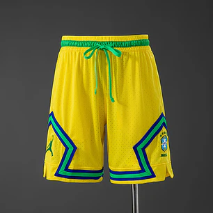 Short de Basquete Brasil 2026 amarelo 