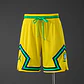 Short de Basquete Brasil 2026 amarelo  - Thumbnail 1