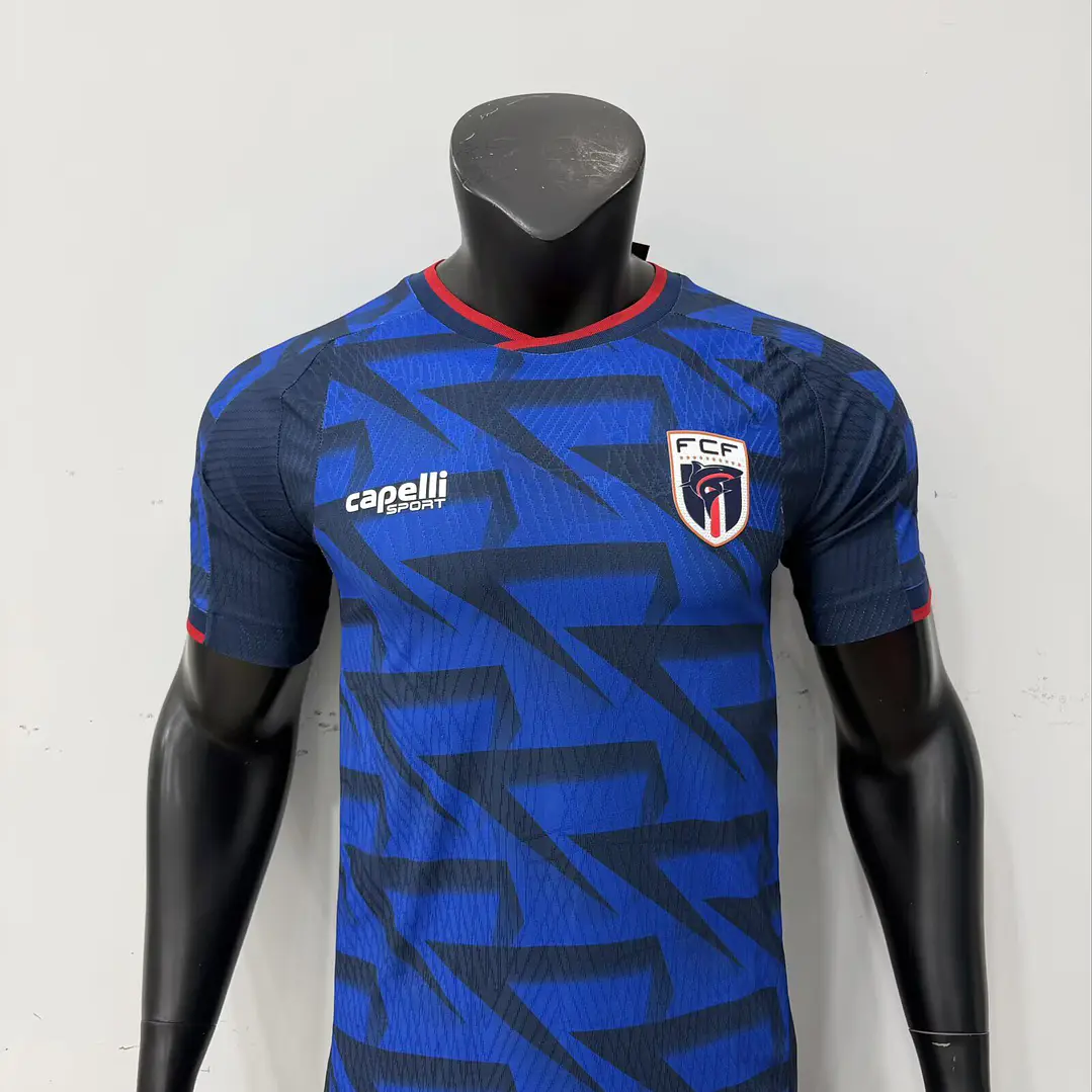 Camisa Seleção Cabo Verde - Casa Jogador 26/27 - com patchs - SLIM FIT  1