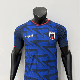 Camisa Seleção Cabo Verde - Casa Jogador 26/27 - com patchs - SLIM FIT 