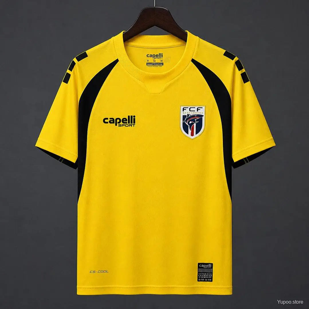 Camisa Seleção Cabo Verde - Jogador 26/27 - torcedor amarela 1