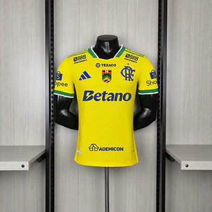 Camisa Flamengo 26/27 - Casa - Jogador (SLIM FIT) - amarela - com patch - flamengo copa do mundo (SLIM FIT)