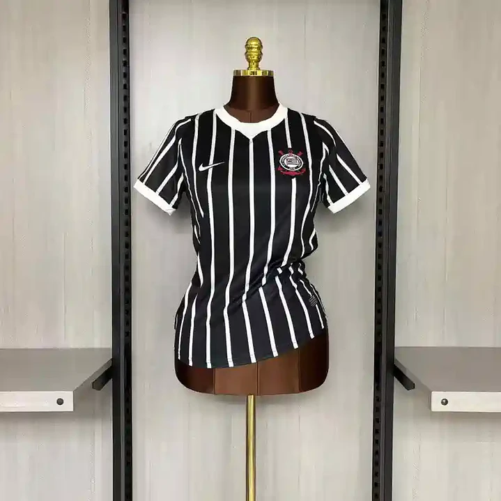 Camisa Corinthians - Versão Feminina 26/27 - preta 1