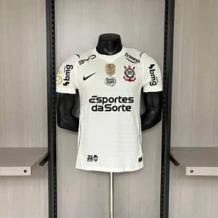CAMISA CORINTHIANS 26/27 - VERSÃO JOGADOR - SLIM FIT (RECOMENDO TAMANHO MAIOR) - todos patrocinios e patch