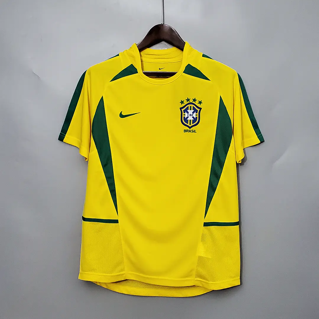 Camisa seleção brasileira - Retrô Brasil 2002 -  2 1