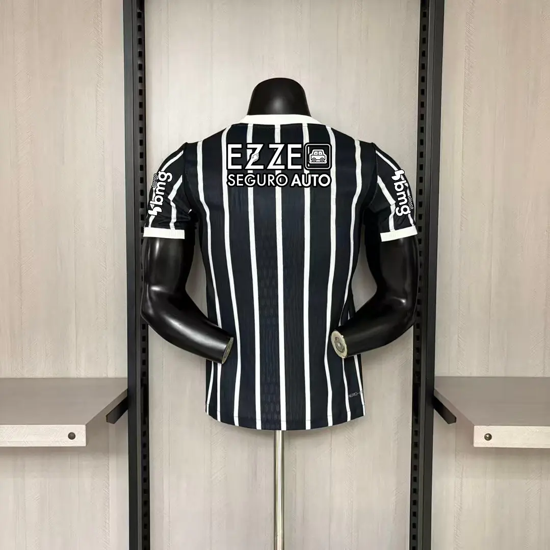 Camisa Principal Corinthians - Versão Jogador 26/27 - PRETA  - TODOS PATROCINIOS 2
