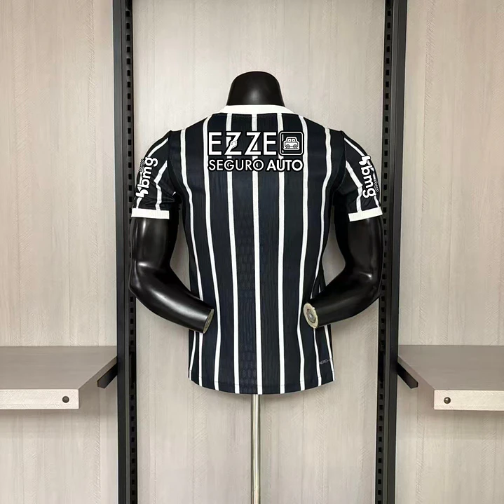 Camisa Principal Corinthians - Versão Jogador 26/27 - PRETA  - TODOS PATROCINIOS 2