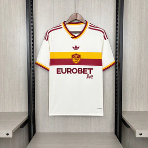CAMISA ROMA 26/27 FORA - branca retrô