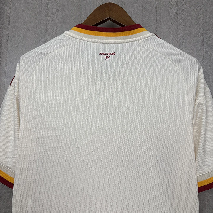 CAMISA ROMA 26/27 FORA - branca retrô 8