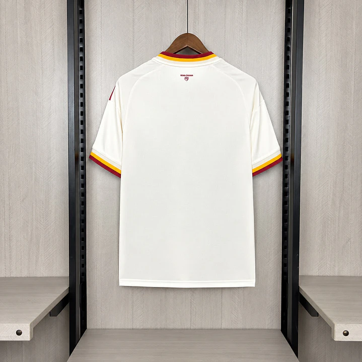 CAMISA ROMA 26/27 FORA - branca retrô 9