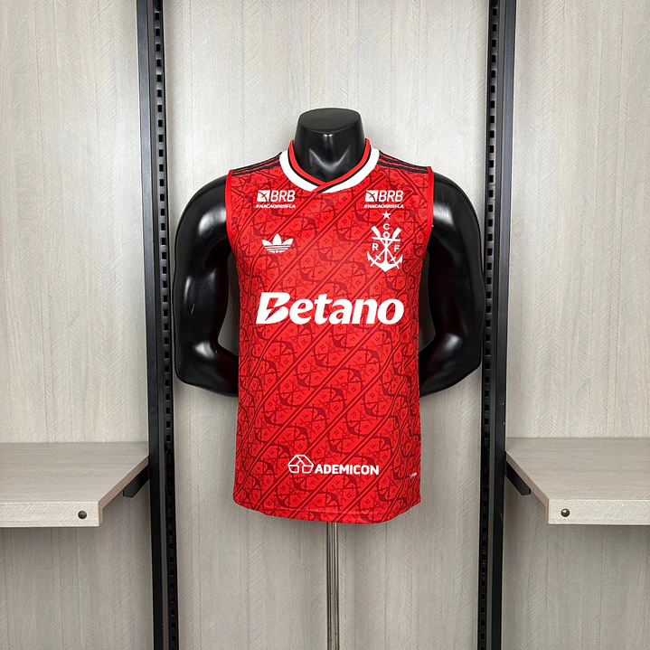 REGATA FLAMENGO 26/27 JOGADOR - Vermelha Estampada 1